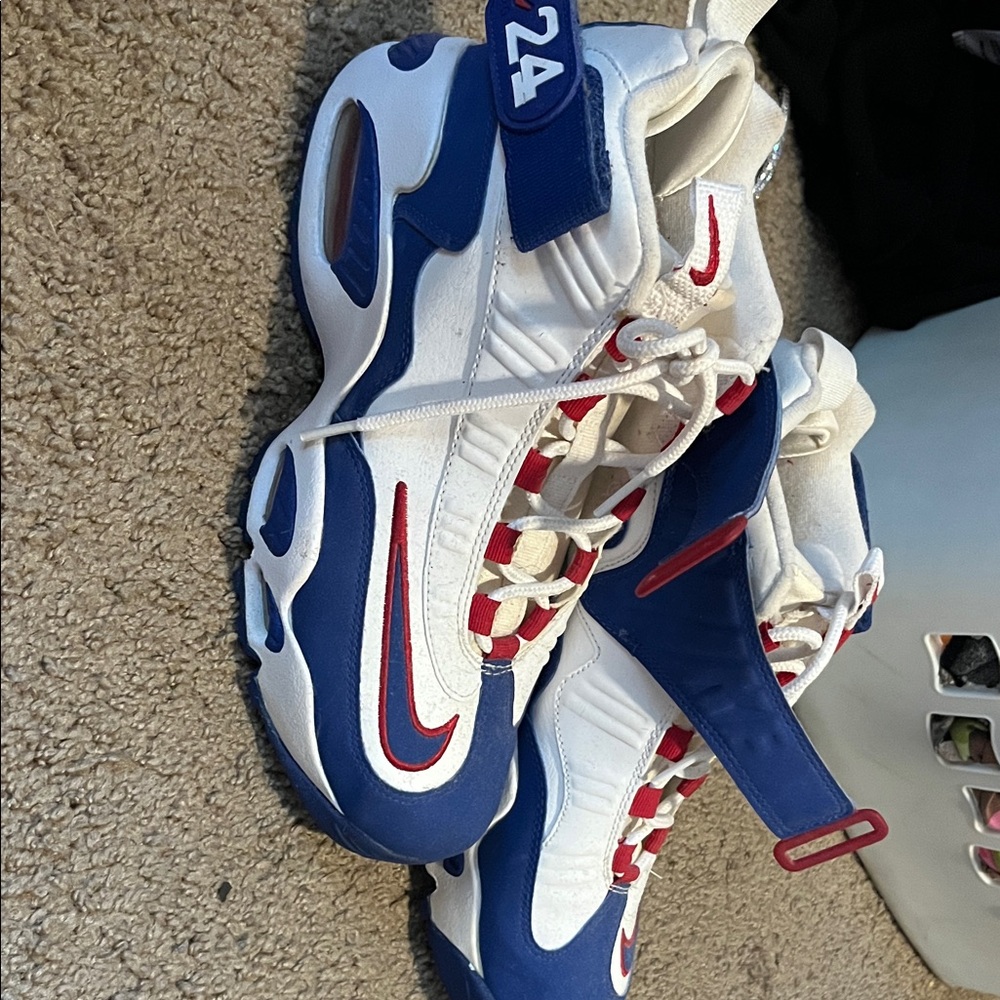 Nike Kids Blue and White Sneakers